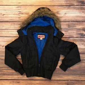 Mudd puffer bomber jacket
